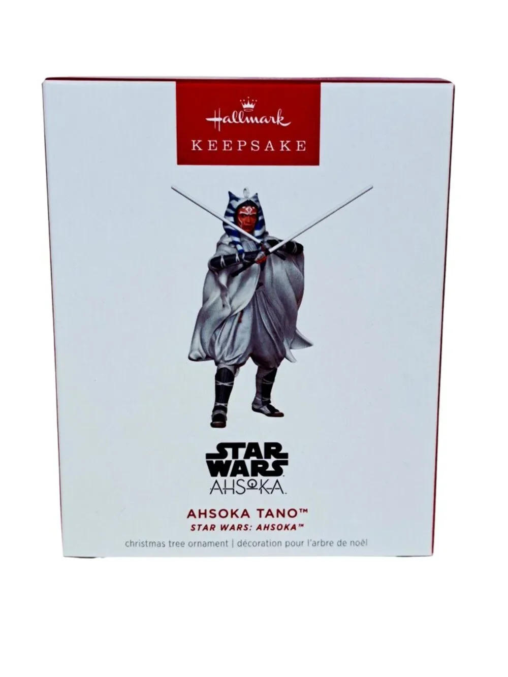 Hallmark Keepsake Star Wars Ahsoka Tano Christmas Ornament White Robes QXR8705